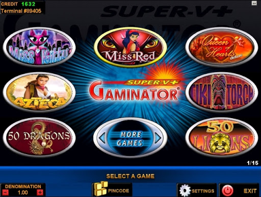 Internet casino software gaminator